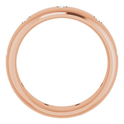 1/4 CTW Lab-Grown Diamond Band, 6 mm