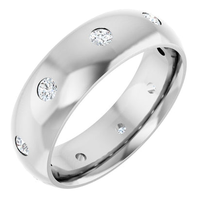 1/3 CTW Natural Diamond Band, 6 mm