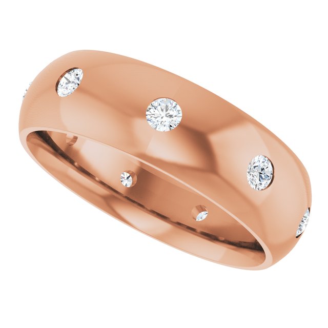 1/3 CTW Natural Diamond Band, 6 mm