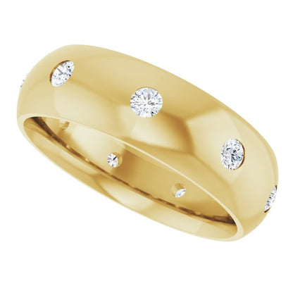 1/3 CTW Natural Diamond Band, 6 mm