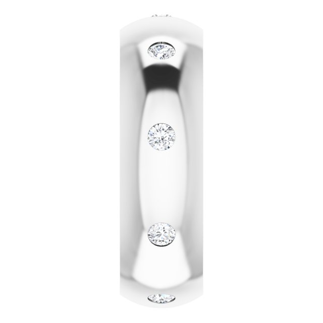 1/4 CTW Natural Diamond Band, 6 mm