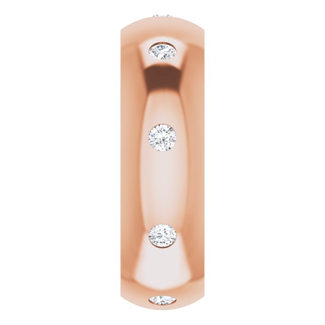 1/4 CTW Natural Diamond Band, 6 mm