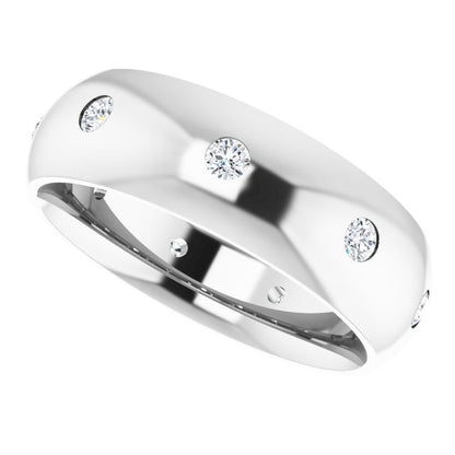 1/4 CTW Natural Diamond Band, 6 mm