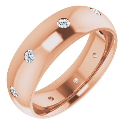 1/4 CTW Natural Diamond Band, 6 mm
