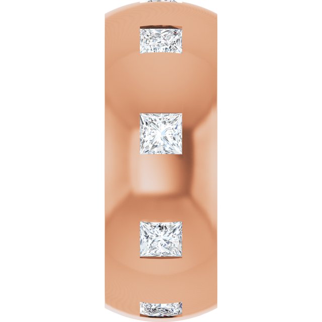 1 1/2 CTW Natural Diamond Band, 8 mm