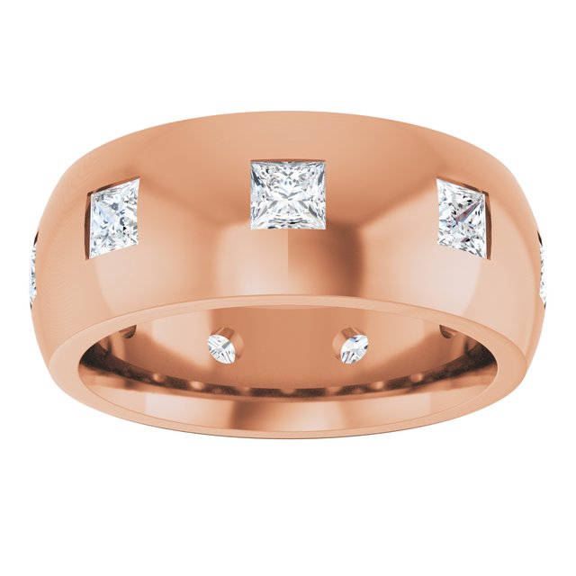1 1/2 CTW Lab-Grown Diamond Band, 8 mm