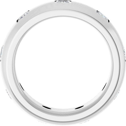 1 1/2 CTW Natural Diamond Band, 8 mm