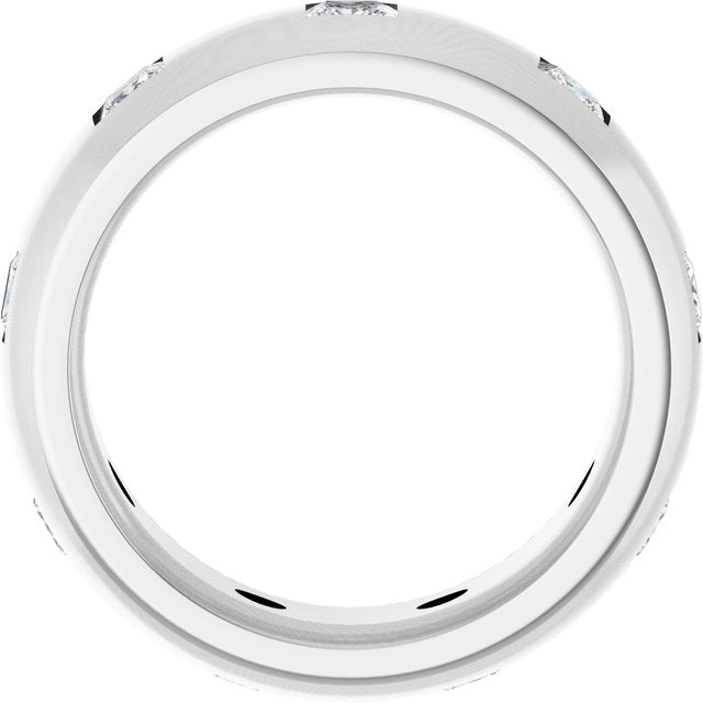 1 1/2 CTW Lab-Grown Diamond Band, 8 mm