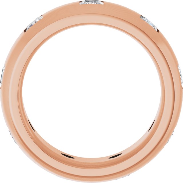 1 1/2 CTW Lab-Grown Diamond Band, 8 mm