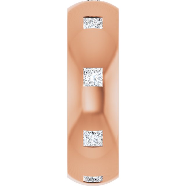 5/8 CTW Lab-Grown Diamond Band, 6 mm