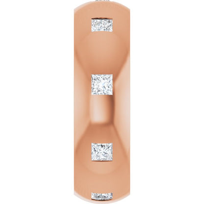 5/8 CTW Lab-Grown Diamond Band, 6 mm
