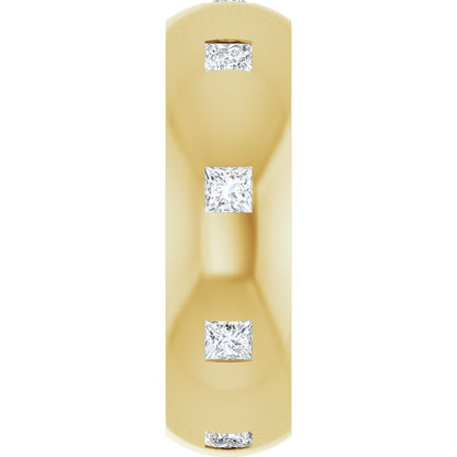 5/8 CTW Lab-Grown Diamond Band, 6 mm