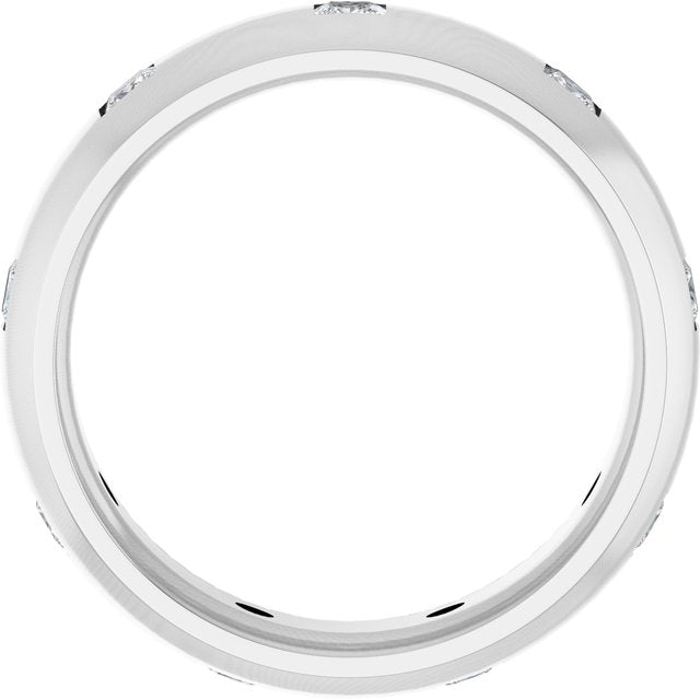 5/8 CTW Lab-Grown Diamond Band, 6 mm