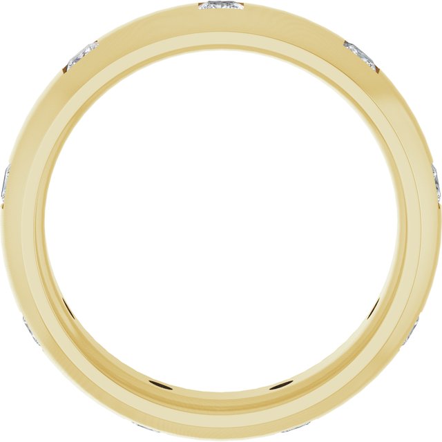 5/8 CTW Lab-Grown Diamond Band, 6 mm