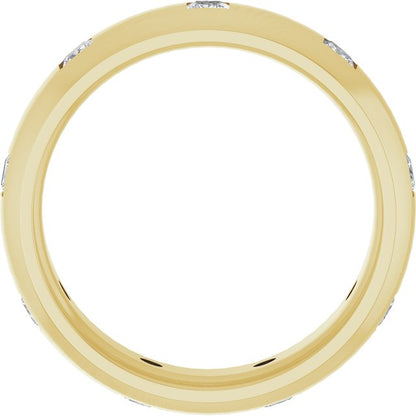 5/8 CTW Lab-Grown Diamond Band, 6 mm