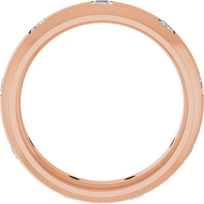5/8 CTW Lab-Grown Diamond Band, 6 mm