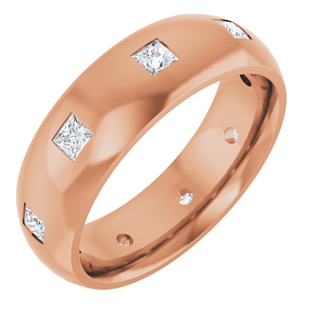 5/8 CTW Lab-Grown Diamond Band, 6 mm