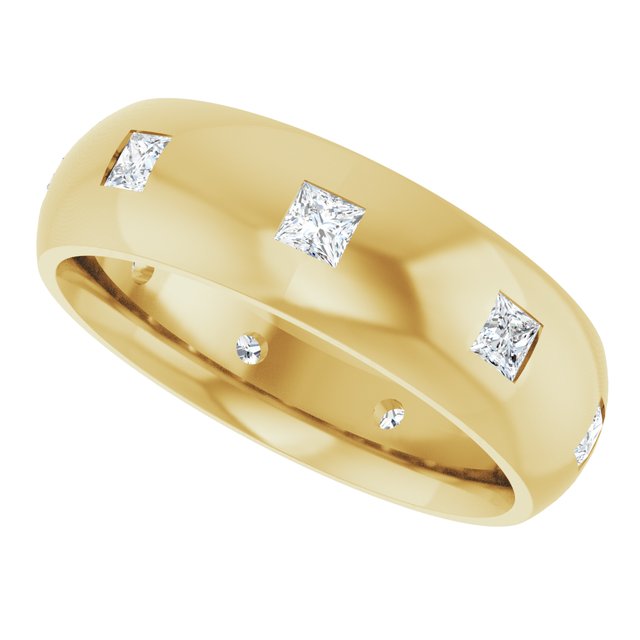 5/8 CTW Lab-Grown Diamond Band, 6 mm