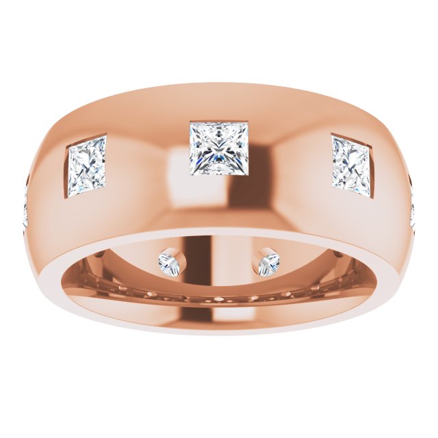 1 1/2 CTW Natural Diamond Band, 8 mm