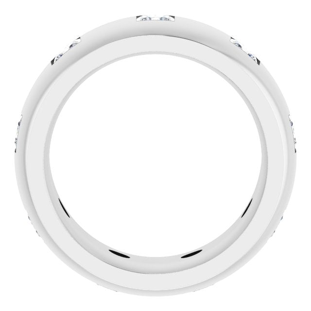 1 1/2 CTW Natural Diamond Band, 8 mm