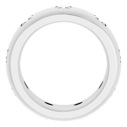 1 1/2 CTW Natural Diamond Band, 8 mm