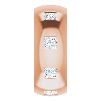 1 1/2 CTW Natural Diamond Band, 8 mm