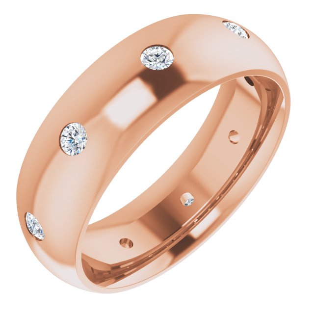 1/4 CTW Natural Diamond Band, 6 mm