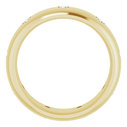 1/4 CTW Natural Diamond Band, 6 mm