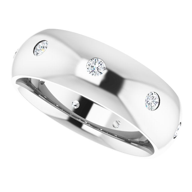 1/4 CTW Natural Diamond Band, 6 mm