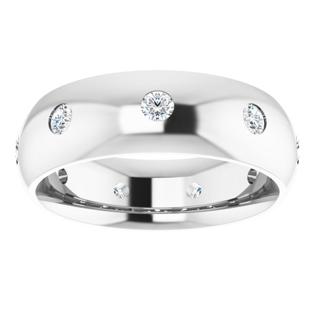 1/3 CTW Natural Diamond Band, 6 mm