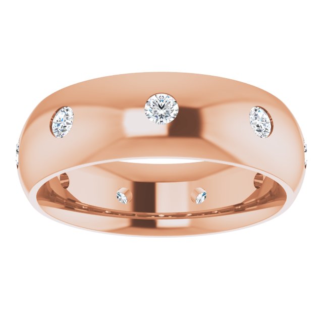 1/3 CTW Lab-Grown Diamond Band, 6 mm