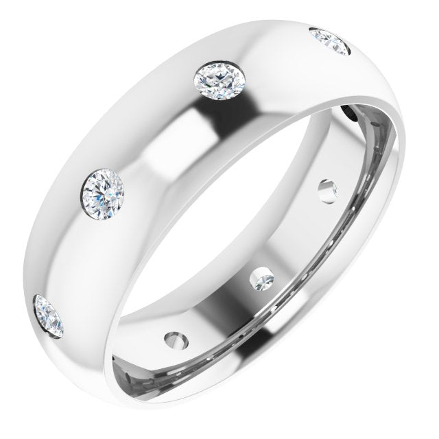 1/3 CTW Natural Diamond Band, 6 mm