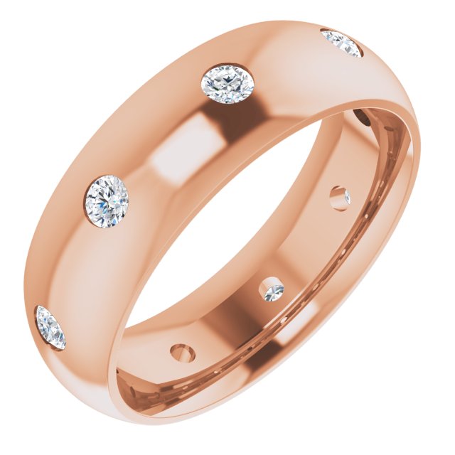 1/3 CTW Natural Diamond Band, 6 mm
