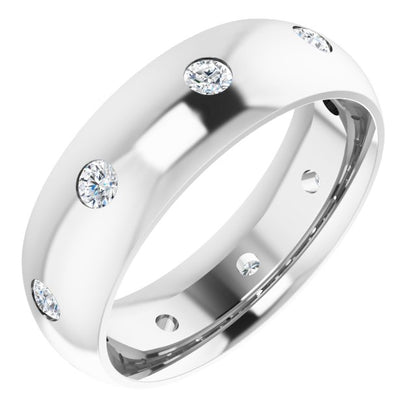1/3 CTW Lab-Grown Diamond Band, 6 mm