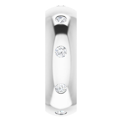 1/3 CTW Lab-Grown Diamond Band, 6 mm