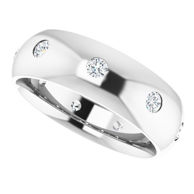 1/3 CTW Natural Diamond Band, 6 mm