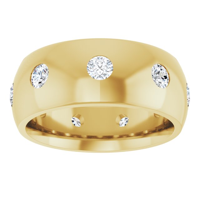3/4 CTW Lab-Grown Diamond Band, 8 mm
