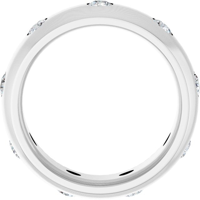 3/4 CTW Lab-Grown Diamond Band, 8 mm
