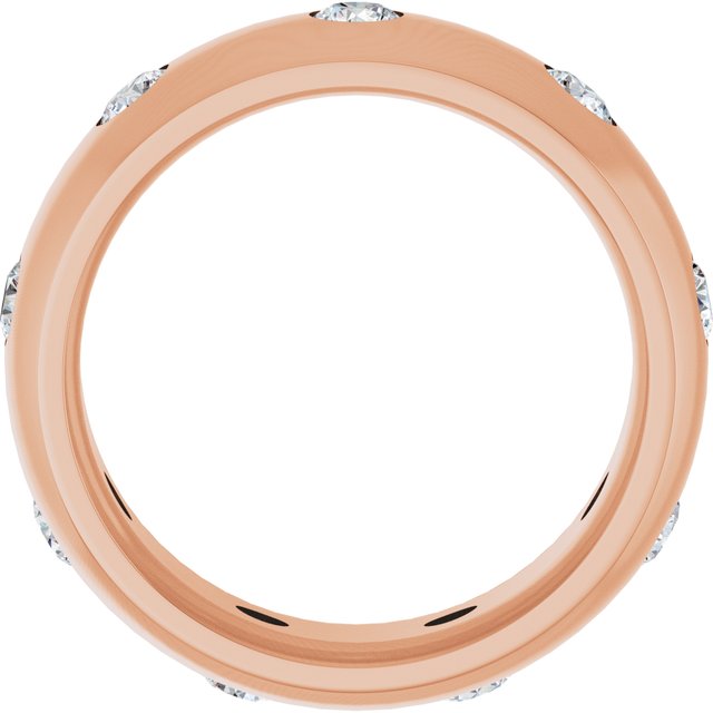 3/4 CTW Lab-Grown Diamond Band, 8 mm