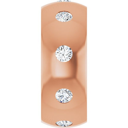 3/4 CTW Lab-Grown Diamond Band, 8 mm