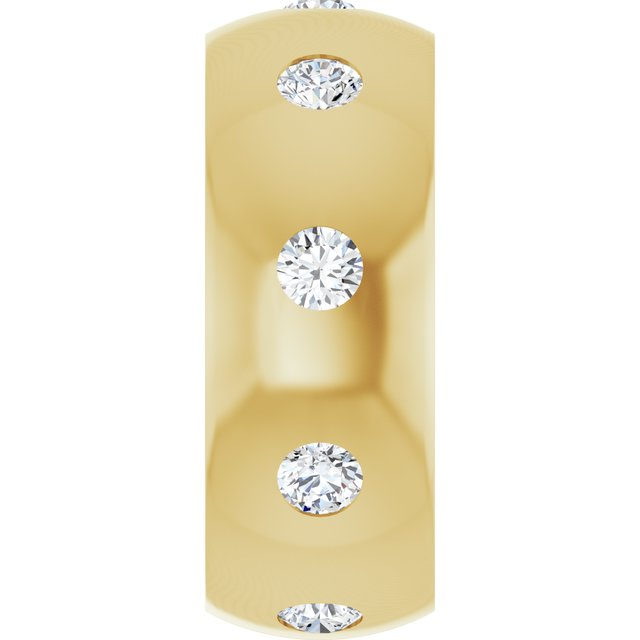 3/4 CTW Lab-Grown Diamond Band, 8 mm