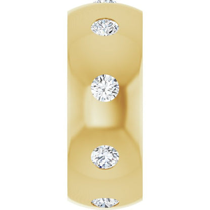3/4 CTW Lab-Grown Diamond Band, 8 mm