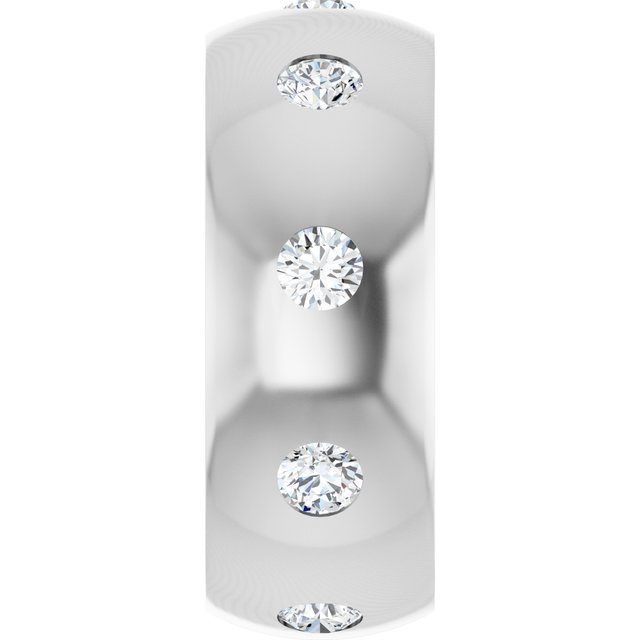 3/4 CTW Lab-Grown Diamond Band, 8 mm
