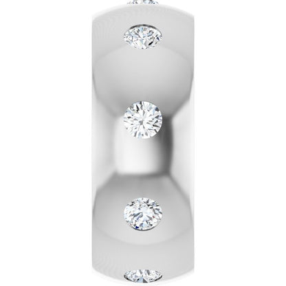 3/4 CTW Lab-Grown Diamond Band, 8 mm
