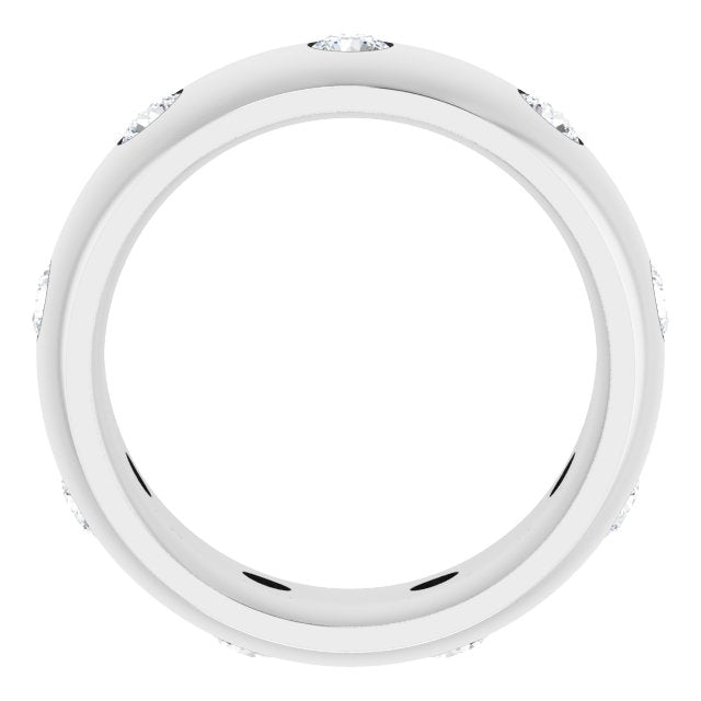 3/4 CTW Lab-Grown Diamond Band, 8 mm