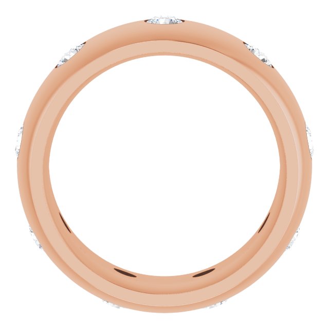 3/4 CTW Lab-Grown Diamond Band, 8 mm
