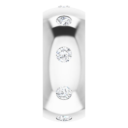 3/4 CTW Natural Diamond Band, 8 mm