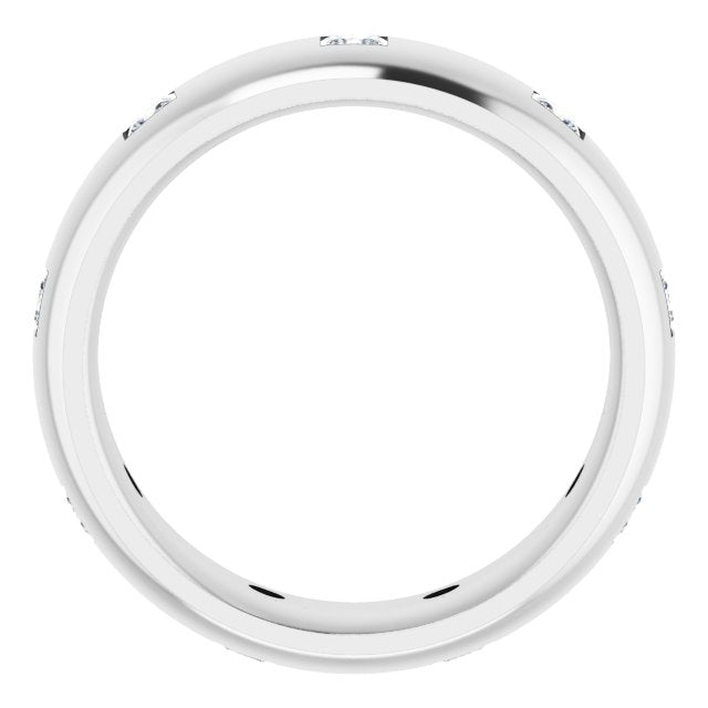 5/8 CTW Lab-Grown Diamond Band, 6 mm