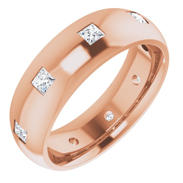 5/8 CTW Lab-Grown Diamond Band, 6 mm