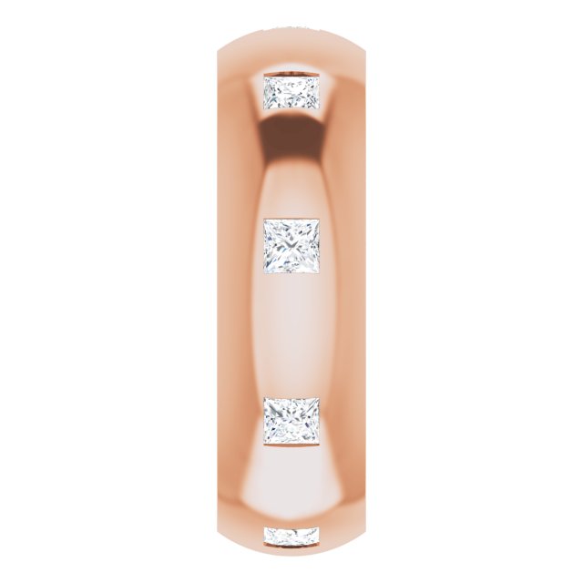5/8 CTW Lab-Grown Diamond Band, 6 mm
